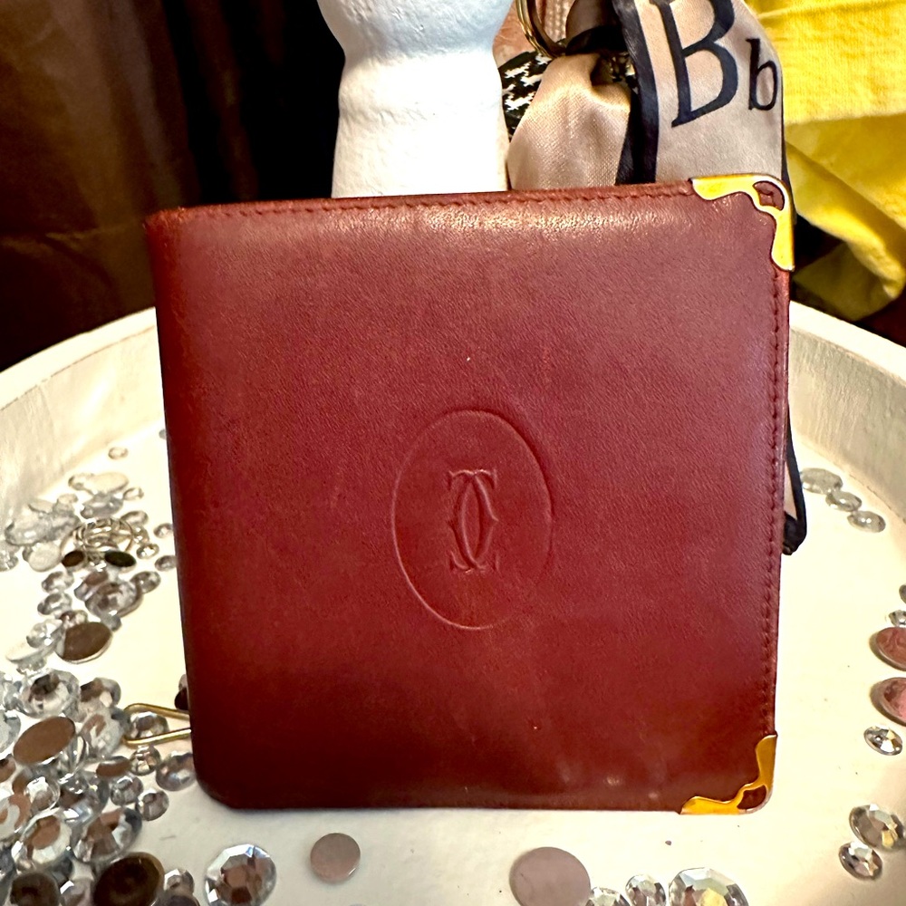 Cartier bi fold wallet. Vintage in excellent condition.